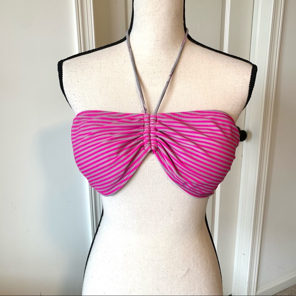 OP Other - OP Striped Bandeau Halter Bikini Set—SZ XL (15-17)